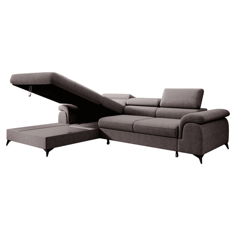 Casa si Gradina - Mobilier - Canapele si coltare - Coltare - Canapea extensibila, maro, stanga, HORTY ROH - Infinity.ro