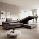 Casa si Gradina - Mobilier - Canapele si coltare - Coltare - Set canapea extensibila, maro, dreapta, HORTY ROH - Infinity.ro
