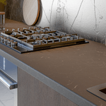 Casa si Gradina - Mobilier - Comode si corpuri - Corpuri bucatarie - Dulap superior, nuc okapi/negru, MENZO 80 G-72 2F - Infinity.ro