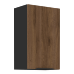 Casa si Gradina - Mobilier - Comode si corpuri - Corpuri bucatarie - Dulap superior, nuc okapi/negru, MENZO 45 G-72 1F - Infinity.ro