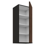 Casa si Gradina - Mobilier - Comode si corpuri - Corpuri bucatarie - Dulap superior, nuc okapi/negru, MENZO 40 G-90 1F - Infinity.ro