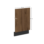 Casa si Gradina - Mobilier - Comode si corpuri - Corpuri bucatarie - Usa pentru masina de spalat vase, nuc okapi/negru, MENZO ZM 570x446 - Infinity.ro