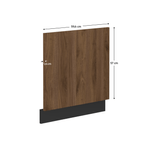Casa si Gradina - Mobilier - Comode si corpuri - Corpuri bucatarie - Usa de masina de spalat vase, nuc okapi/negru, MENZO ZM 570x596 - Infinity.ro