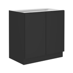 Casa si Gradina - Mobilier - Comode si corpuri - Corpuri bucatarie - Dulap inferior, negru, SIBER 80 D 2F BB - Infinity.ro