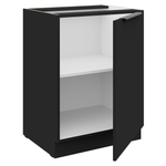 Casa si Gradina - Mobilier - Comode si corpuri - Corpuri bucatarie - Dulap inferior, negru, SIBER 60 D 1F BB - Infinity.ro