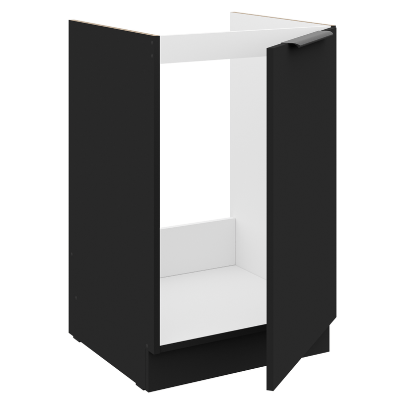 Casa si Gradina - Mobilier - Comode si corpuri - Corpuri bucatarie - Dulap de chiuveta, negru, SIBER 50 ZL 1F BB - Infinity.ro