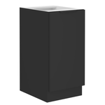 Casa si Gradina - Mobilier - Comode si corpuri - Corpuri bucatarie - Dulap inferior, negru, SIBER 40 D 1F BB - Infinity.ro
