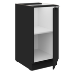 Casa si Gradina - Mobilier - Comode si corpuri - Corpuri bucatarie - Dulap inferior, negru, SIBER 40 D 1F BB - Infinity.ro