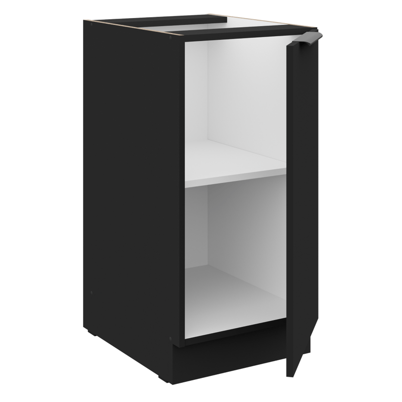 Casa si Gradina - Mobilier - Comode si corpuri - Corpuri bucatarie - Dulap inferior, negru, SIBER 40 D 1F BB - Infinity.ro