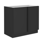 Casa si Gradina - Mobilier - Comode si corpuri - Corpuri bucatarie - Dulap inferior, negru, SIBER 105 ND 1F BB - Infinity.ro