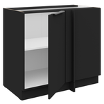 Casa si Gradina - Mobilier - Comode si corpuri - Corpuri bucatarie - Dulap inferior, negru, SIBER 105 ND 1F BB - Infinity.ro