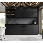 Casa si Gradina - Mobilier - Comode si corpuri - Corpuri bucatarie - Dulap inferior, negru, SIBER 40 D 1F BB - Infinity.ro