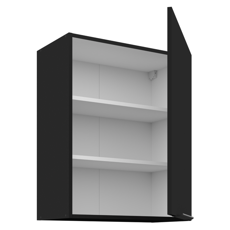 Casa si Gradina - Mobilier - Comode si corpuri - Corpuri bucatarie - Dulap de sus, negru, SIBER 60 G-72 1F - Infinity.ro