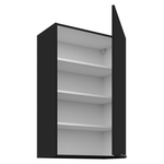 Casa si Gradina - Mobilier - Comode si corpuri - Corpuri bucatarie - Dulap de sus, negru, SIBER 60 G-90 1F - Infinity.ro
