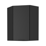Casa si Gradina - Mobilier - Comode si corpuri - Corpuri bucatarie - Dulap de colt superior, negru, SIBER 60x60 GN-90 1F - Infinity.ro