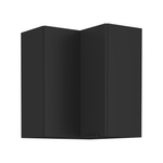 Casa si Gradina - Mobilier - Comode si corpuri - Corpuri bucatarie - Dulap de colt superior, negru, SIBER 60x60 GN-72 2F - Infinity.ro