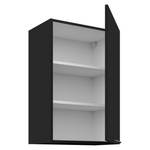 Casa si Gradina - Mobilier - Comode si corpuri - Corpuri bucatarie - Dulap de sus, negru, SIBER 50 G-72 1F - Infinity.ro