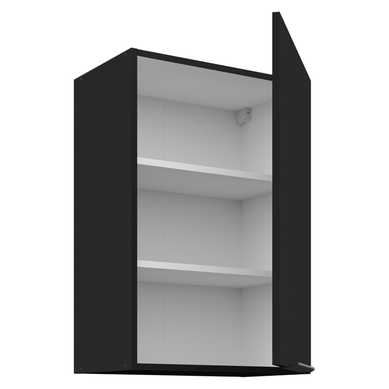 Casa si Gradina - Mobilier - Comode si corpuri - Corpuri bucatarie - Dulap de sus, negru, SIBER 50 G-72 1F - Infinity.ro