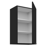 Casa si Gradina - Mobilier - Comode si corpuri - Corpuri bucatarie - Dulap de sus, negru, SIBER 45 G-72 1F - Infinity.ro
