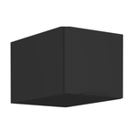 Casa si Gradina - Mobilier - Comode si corpuri - Corpuri bucatarie - Dulap superior, negru, SIBER 40 NAGU-36 1F - Infinity.ro