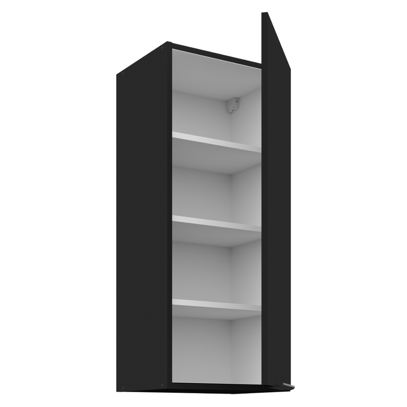 Casa si Gradina - Mobilier - Comode si corpuri - Corpuri bucatarie - Dulap de sus, negru, SIBER 40 G-90 1F - Infinity.ro
