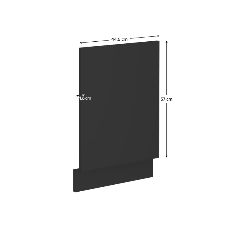 Casa si Gradina - Mobilier - Comode si corpuri - Corpuri bucatarie - Usa masinii de spalat vase, negru, SIBER ZM 570x446 - Infinity.ro