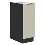 Casa si Gradina - Mobilier - Comode si corpuri - Corpuri bucatarie - Dulap inferior cu cos extensibil, casmir/negru, ARAKA 30 D CARGO BB - Infinity.ro