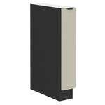 Casa si Gradina - Mobilier - Comode si corpuri - Corpuri bucatarie - Dulap inferior cu cos glisant, casmir/negru, ARAKA 15 D CARGO BB - Infinity.ro