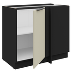 Casa si Gradina - Mobilier - Comode si corpuri - Corpuri bucatarie - Dulap inferior, casmir/negru, ARAKA 105 ND 1F BB - Infinity.ro