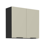Casa si Gradina - Mobilier - Comode si corpuri - Corpuri bucatarie - Dulap superior, casmir/negru, ARAKA 80 G-72 2F - Infinity.ro