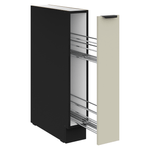 Casa si Gradina - Mobilier - Comode si corpuri - Corpuri bucatarie - Dulap inferior cu cos glisant, casmir/negru, ARAKA 15 D CARGO BB - Infinity.ro