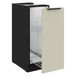 Casa si Gradina - Mobilier - Comode si corpuri - Corpuri bucatarie - Dulap inferior cu cos extensibil, casmir/negru, ARAKA 30 D CARGO BB - Infinity.ro