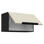 Casa si Gradina - Mobilier - Comode si corpuri - Corpuri bucatarie - Dulap superior, casmir/negru, ARAKA 60 GU-36 1F - Infinity.ro