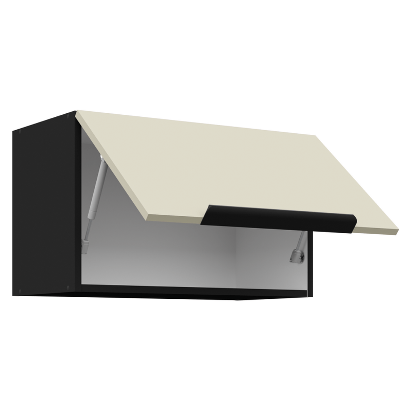 Casa si Gradina - Mobilier - Comode si corpuri - Corpuri bucatarie - Dulap superior, casmir/negru, ARAKA 60 GU-36 1F - Infinity.ro