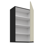 Casa si Gradina - Mobilier - Comode si corpuri - Corpuri bucatarie - Dulap superior, casmir/negru, ARAKA 60 G-90 1F - Infinity.ro
