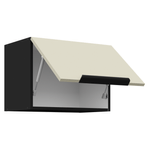 Casa si Gradina - Mobilier - Comode si corpuri - Corpuri bucatarie - Dulap superior, casmir/negru, ARAKA 50 GU-36 1F - Infinity.ro