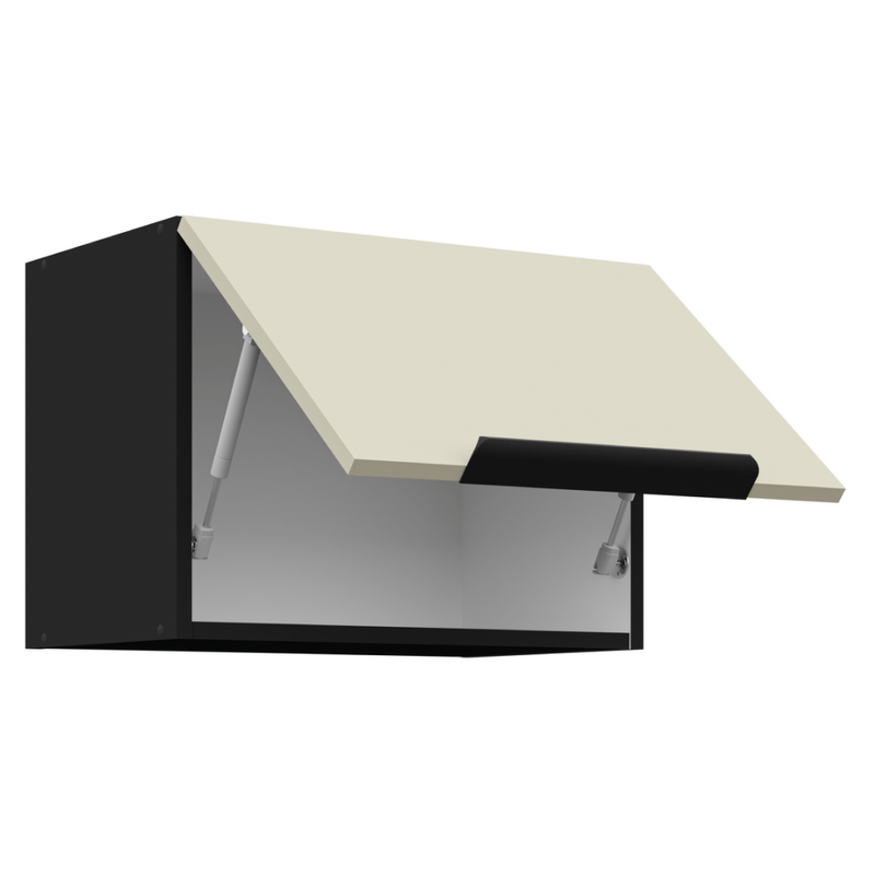 Casa si Gradina - Mobilier - Comode si corpuri - Corpuri bucatarie - Dulap superior, casmir/negru, ARAKA 50 GU-36 1F - Infinity.ro