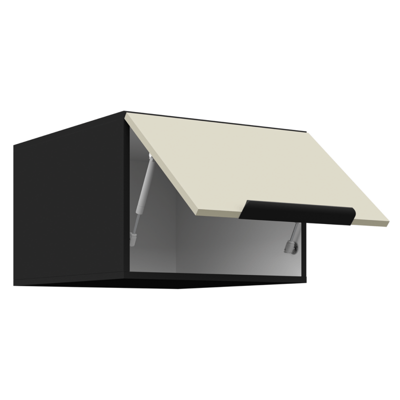 Casa si Gradina - Mobilier - Comode si corpuri - Corpuri bucatarie - Dulap superior, casmir/negru, ARAKA 50 NAGU-36 1F - Infinity.ro