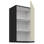 Casa si Gradina - Mobilier - Comode si corpuri - Corpuri bucatarie - Dulap superior, casmir/negru, ARAKA 45 G-72 1F - Infinity.ro