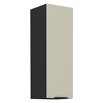 Casa si Gradina - Mobilier - Comode si corpuri - Corpuri bucatarie - Dulap superior, casmir/negru, ARAKA 30 G-90 1F - Infinity.ro