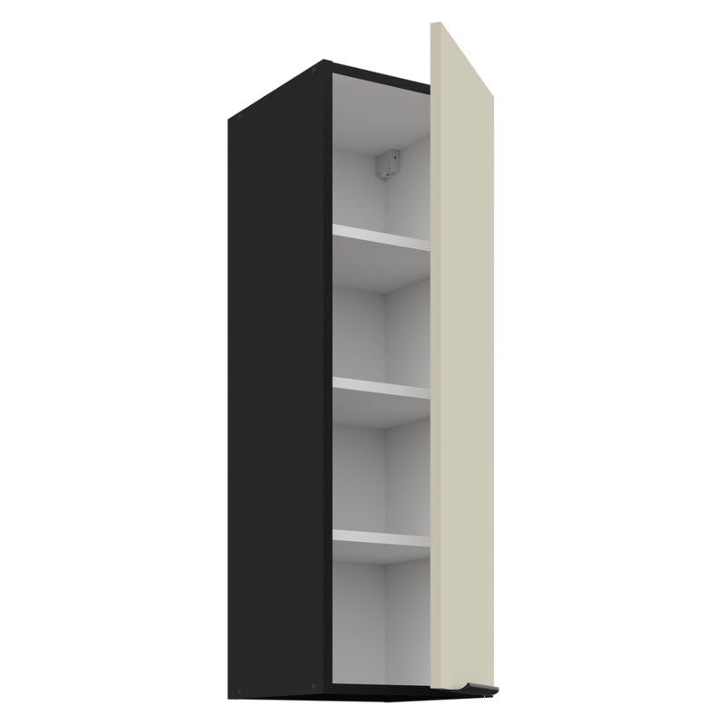 Casa si Gradina - Mobilier - Comode si corpuri - Corpuri bucatarie - Dulap superior, casmir/negru, ARAKA 30 G-90 1F - Infinity.ro
