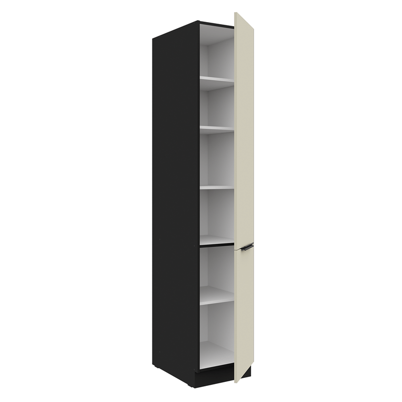 Casa si Gradina - Mobilier - Comode si corpuri - Corpuri bucatarie - Dulap inalt, casmir/negru, ARAKA 40 DK-210 2F - Infinity.ro