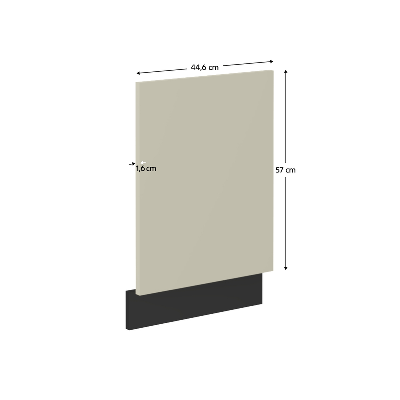 Casa si Gradina - Mobilier - Comode si corpuri - Corpuri bucatarie - Usa de masina de spalat vase, casmir/negru, ARAKA ZM 570x446 - Infinity.ro