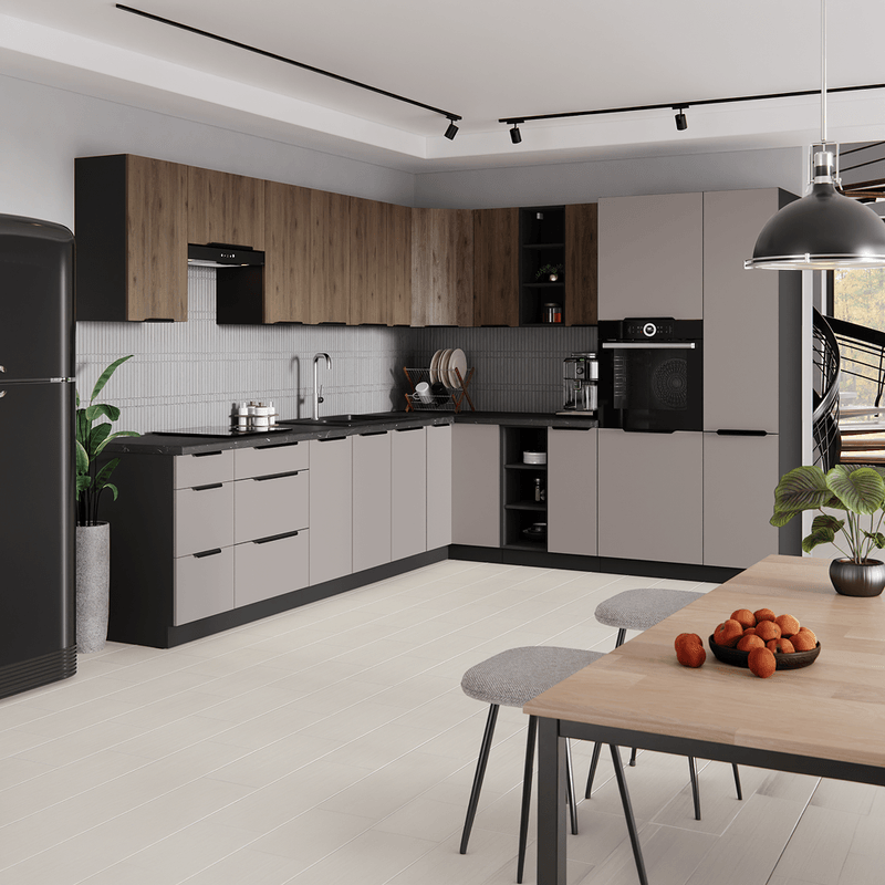 Casa si Gradina - Mobilier - Comode si corpuri - Corpuri bucatarie - Usa de masina de spalat vase, casmir/negru, ARAKA ZM 713x446 - Infinity.ro