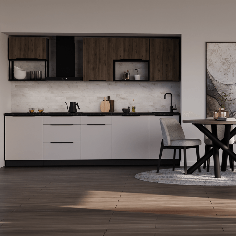 Casa si Gradina - Mobilier - Comode si corpuri - Corpuri bucatarie - Usa de masina de spalat vase, casmir/negru, ARAKA ZM 713x596 - Infinity.ro