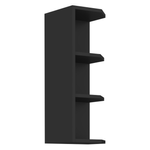 Casa si Gradina - Mobilier - Comode si corpuri - Corpuri bucatarie - Dulap de colt superior, negru, ARAKA/MENZO/SIBER 30 G-72 ZAK - Infinity.ro