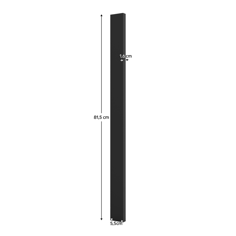 Casa si Gradina - Mobilier - Comode si corpuri - Corpuri bucatarie - sina spate, negru, ARAKA/MENZO/SIBER - Infinity.ro