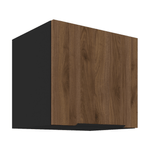 Casa si Gradina - Mobilier - Comode si corpuri - Corpuri bucatarie - Dulap superior, nuc okapi/negru, MENZO 40 GU-36 1F - Infinity.ro