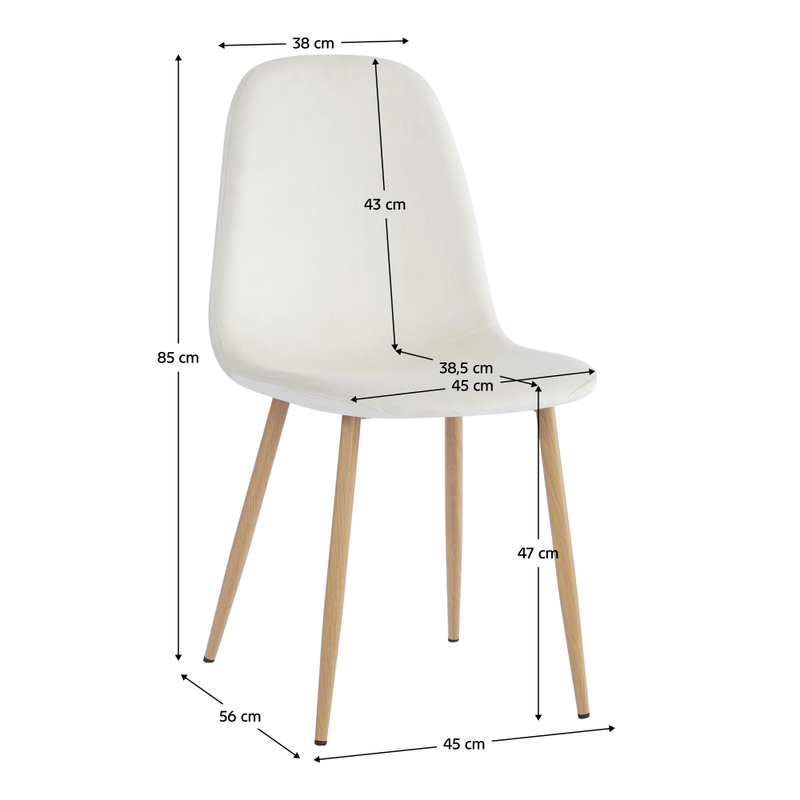 Casa si Gradina - Mobilier - Scaune si fotolii - Scaune - Scaun, bej Dulux/fag, LEGA NEW - Infinity.ro