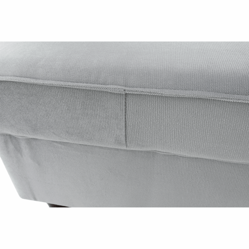 Casa si Gradina - Mobilier - Scaune si fotolii - Tabureti - Taburet modern, gri deschis/nuc, RUFINO 3 NEW - Infinity.ro